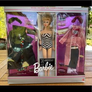 35th Anniversary Barbie Gift Set - New in Box!